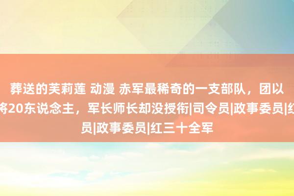 葬送的芙莉莲 动漫 赤军最稀奇的一支部队，团以下授衔少将20东说念主，军长师长却没授衔|司令员|政事委员|红三十全军